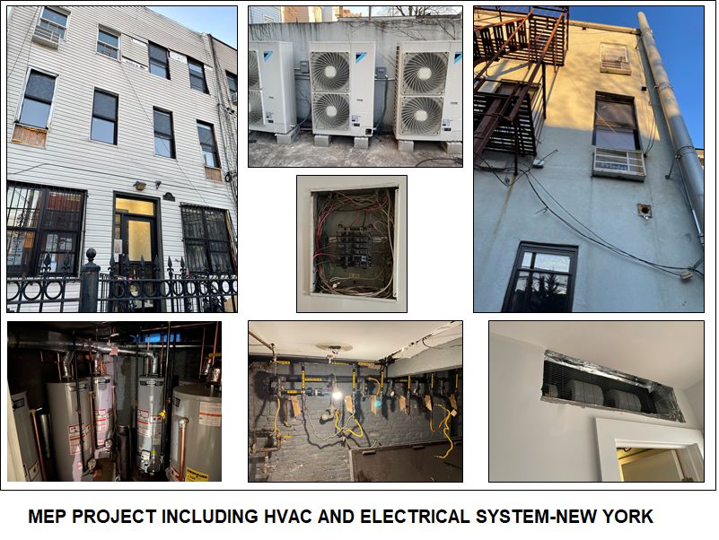 MEP Design of 3 Storied Residential House at Long Island